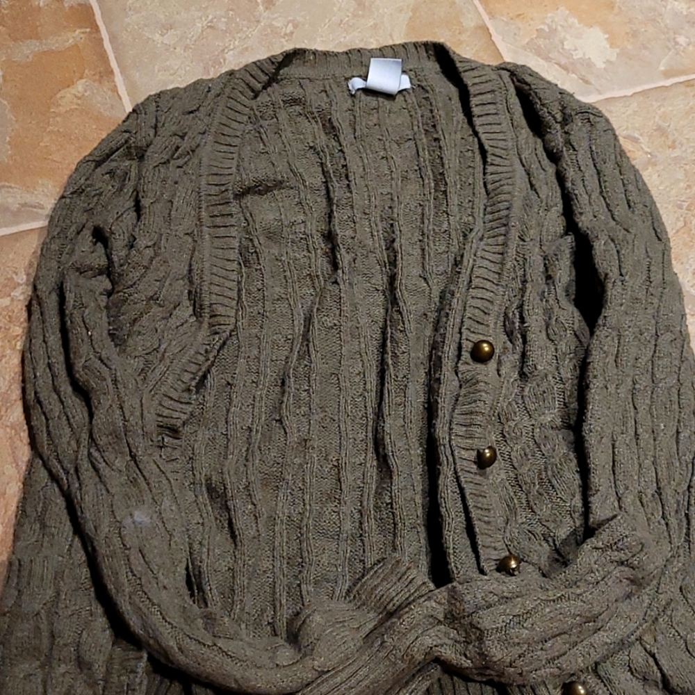 Pure sweater cardigan